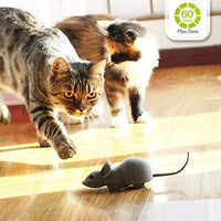 Ito Rocky Cat Juguetes interactivos de persecución – Juguete de perseguidor de plumas – Juguete giratorio – Ratón de control remoto – Juguete de cuerda de vuelo - BESTMASCOTA.COM