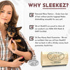 SleekEZ - Herramienta de aseo original para perros, gatos y caballos - Cepillo para pelo corto y largo - Elimina sin dolor el 95% del pelo suelto, piel y suciedad - fácil de limpiar - fabricado en Estados Unidos - BESTMASCOTA.COM