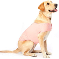 Furubaby Ansiety - Abrigo para perro con camisa, para perros pequeños, medianos, grandes, XL, color sólido, azul, gris, verde, rosa, rosa (rosa) - BESTMASCOTA.COM