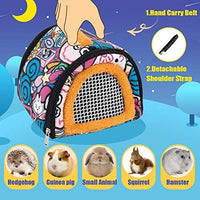 CROWNY - Bolsa transportadora para hámster (portátil, transpirable, con correa desmontable) - BESTMASCOTA.COM