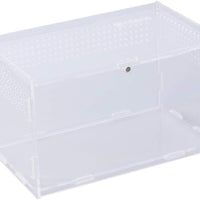 POPETPOP - Caja de terrario para cría de reptiles, contenedores de terrario de acrílico para pequeñas casas de mascotas - BESTMASCOTA.COM
