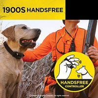 Dogtra 1900S - Collar de entrenamiento a distancia con control remoto, rango de 3/4 millas, impermeable, recargable, estático, vibración, mando a distancia con manos libres, incluye pulsador de entrenamiento para perros PetsTEK - BESTMASCOTA.COM