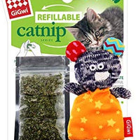 Gigwi Catnip Filled Cat Toys, Cute Design Cat Mice/Rabbit Toy with 3 Freash Catnip Teabag in Ziplock Bag, Kitten Catnip Toys Soft& Safe Fabric Size 6.1x2.6x1 Inches - BESTMASCOTA.COM