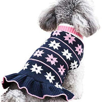 Kyeese - Suéter de cuello alto para perro, con agujero para la correa, ideal para otoño e invierno - BESTMASCOTA.COM