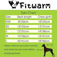 Fitwarm - Ropa de mascota para el día de San Valentín para perros y gatos, chaleco de chaleco de chaleco con corazones dulces de gasa rosa - BESTMASCOTA.COM