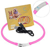 Collar LED para perro, recargable por USB, collar brillante para perro, cuello iluminado, mejora la seguridad y visibilidad de la mascota en la noche, 3 modos intermitentes, resistente al agua, collar iluminado para perros pequeños y medianos grandes - BESTMASCOTA.COM