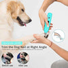 I-pure Artículos Amoladora de uñas para perros, cortadora eléctrica de uñas, 2 velocidades para mascotas, kit de aseo para perros, recargable, sin dolor, para perros pequeños y medianos, grandes - BESTMASCOTA.COM