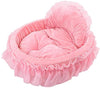 Cute Princess mascota cama Bow-Tie Lace Cat Dog Bed - BESTMASCOTA.COM