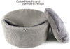 Winsterch - Cama para gatos, lavable, cálida, redonda, suave, sofá para mascotas, cama para gatos, camas para mascotas pequeñas - BESTMASCOTA.COM