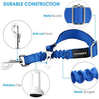 URPOWER Cinturón de seguridad para perro, 2 unidades, cinturón de seguridad ajustable para mascotas, cinturón de seguridad para vehículos, nailon, resistente, elástico y duradero, cinturón de asiento de coche para perros, gatos y mascotas - BESTMASCOTA.COM