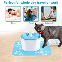 Shinea - Fuente de agua para gatos, 1,6 L, dispensador automático de agua para mascotas, saludable e higiénico, muy silencioso para gatos, perros, múltiples mascotas - BESTMASCOTA.COM