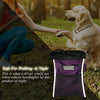 VIVAGLORY - Bolsa de regalo para perros, estilo deportivo y apertura ampliada, bolsa de regalo para perros con cintura ajustable, dispensador de bolsas de caca lo suficientemente grande para llevar golosinas, kibbles, juguetes para mascotas | 2 maneras de - BESTMASCOTA.COM
