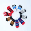 LFPET Calcetines de algodón para control de tracción, para perros de interior, antideslizantes, 5 pares, color al azar - BESTMASCOTA.COM