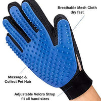 Pet Hair Remover Glove - Gentle Pet Grooming Glove Brush - Efficient Deshedding Glove - Massage Mitt with Enhanced Five Finger Design - Perfect for Dogs & Cats with Long & Short Fur - 1 Pack - BESTMASCOTA.COM