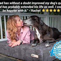 Big Barker 7" Pillow Top Orthopedic Dog Bed for Large and Extra Large Breed Dogs (Headrest Edition) - BESTMASCOTA.COM