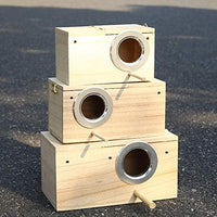 YJJKJ - Caja de madera para periquitos y cacatúas - BESTMASCOTA.COM