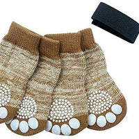 PUPTECK Anti-Slip Dog Socks Pet Paw Protection for Indoor Wear - BESTMASCOTA.COM