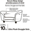 Sofá cama para mascotas acurrucadas de Enchanted Home Pet - BESTMASCOTA.COM