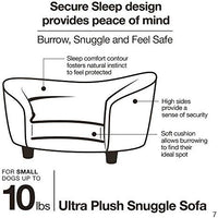 Sofá cama para mascotas acurrucadas de Enchanted Home Pet - BESTMASCOTA.COM
