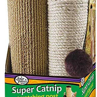 Four Paws Super Catnip - Alfombra y poste rascador de sisal para gatos - BESTMASCOTA.COM