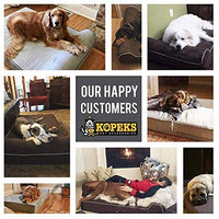 Cama para perro de espuma de memoria ortopédica de alta calidad de 7 pulgadas de grosor con almohada y funda extraíble fácil de lavar con parte inferior antideslizante. Incluye forro impermeable para perros grandes. - BESTMASCOTA.COM