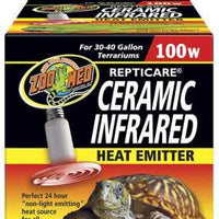 Zoo Med Repticare Ceramic Infrared Heat Emitters, 100 Watts - BESTMASCOTA.COM