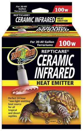 Zoo Med Repticare Ceramic Infrared Heat Emitters, 100 Watts - BESTMASCOTA.COM