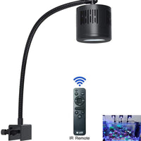 Luz LED de acuario para agua salada, agua dulce, tanque plantado, abrazadera de luces para arrecife de coral, tanque de peces, con cuello de cisne - BESTMASCOTA.COM