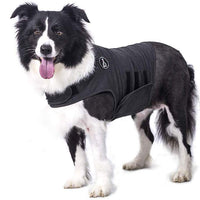X@HE - Chaleco de alivio de ansiedad para perro, chaleco para mantener la comodidad, chaleco para perros de talla XS, M, L, XL, azul marino, gris, rosa, rojo y camuflaje - BESTMASCOTA.COM