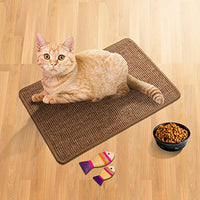 LsaiFater - Alfombra rascadora para gatos, sisal natural, protege alfombras y sofás - BESTMASCOTA.COM