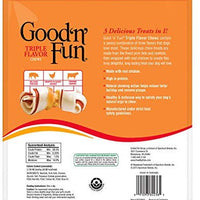 Good 'N' Fun Mini masticables de piel cruda con triple sabor - BESTMASCOTA.COM