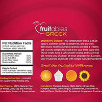 Fruitables Greek Strawberry Yogurt Crunchy Dog Treats - BESTMASCOTA.COM