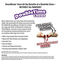 SmartBones Doubletime Rolls with Long-Lasting Chew Center, Chicken - BESTMASCOTA.COM