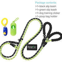 Haapaw 2 paquetes de correa para perro con cómodo mango acolchado reflectante, cuerda de escalada de montaña, correas de entrenamiento para perros grandes, medianos y pequeños (6 pies) - BESTMASCOTA.COM