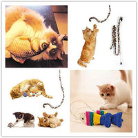 Juguetes para gatos, 31 unidades, surtidos, túnel de 3 vías, medidor de plumas interactivo, pez gato, palitos de masticar, ratones, bolas y campanas, súper divertido para cachorros, gatitos, conejos - BESTMASCOTA.COM