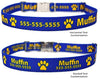 Collar de perro personalizado premium con cierre de metal – disponible en 20 colores + varios tamaños - BESTMASCOTA.COM