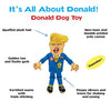 FUZZU Political Parody Dog Toys with Squeakers (Medium to Large Dogs), Various Styles (Bernie, Bill, Donald, Hillary, Vladimir) - Fun & Entertaining, Durable, Hand Illustrated Design & Premium Quality - BESTMASCOTA.COM