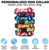 Collar de perro personalizado de Buttonsmith – Impresión permanente resistente a la decoloración, hebilla de grado militar resistente al óxido, resistente a olores y moho, elección de 5 tamaños, fabricado en los Estados Unidos - BESTMASCOTA.COM