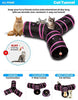 All Prime Cat Tunnel- También se incluye un juguete interactivo para gatos (valor de 5 dólares), juguetes para gatos, túneles para gatos de interior, tubo para gatos, túnel plegable de 3 vías, gran juguete para gatos y conejos - BESTMASCOTA.COM