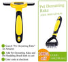 MIU COLOR Pet Deshedding Brush, Professional Grooming Tool, Effectively Reduces Shedding by Up to 95% for Short Hair and Long Hair Cats(4-inch Length Comb) - BESTMASCOTA.COM