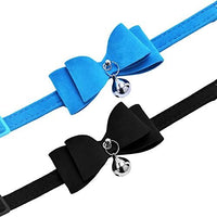 BINGPET 2Pcs Breakaway Bowtie Cat Collar with Bell - BESTMASCOTA.COM