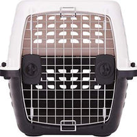 Petmate - Caseta de plástico para mascotas con puerta cromada - BESTMASCOTA.COM