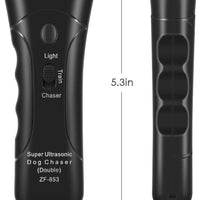 Zomma - Repelente de perro de mano, infrarrojo ultrasónico, tapón de corteza + entrenamiento para perros de buen comportamiento - BESTMASCOTA.COM