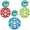 JW Hol-ee Roller Original - Bola dispensadora de dulces para perro, goma natural dura, varios colores - BESTMASCOTA.COM