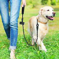 Toozey - Correa para perro de 4.9 ft, correa de cuerda con cómodo mango acolchado e hilos reflectantes, resistente correa trenzada para perros medianos y grandes - BESTMASCOTA.COM