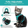 Eagloo Arnés de gato a prueba de escape, arnés de malla suave ajustable para gato con correa reflectante de metal para caminar chaqueta cómoda para mascotas Gatito cachorro conejo - BESTMASCOTA.COM