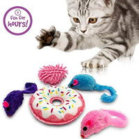 Juego de juguetes para gatos de Pet Craft Supply – Accesorios para gatos multicolor - BESTMASCOTA.COM