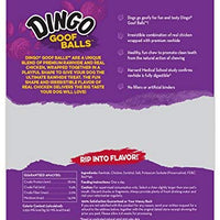 Dingo Goof Balls Rawhide Chews for Dogs, Made with Real Chicken Rawhide Treats - BESTMASCOTA.COM