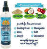 Champú para perros sin agua | Champú seco natural para perros o gatos no requiere enjuague | 100% no tóxico con extracto natural | Tratamiento aprobado por veterinarios - Fabricado en Estados Unidos - 1 botella de 8.1 fl oz - BESTMASCOTA.COM