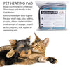 EACHON Heating Pad for Dogs Cats Electric Heated Pet Beds Warming Pet Mats Adjustable Safety Waterproof Chew Resistant Steel Cord wifh Free pet Comb (S Gray) - BESTMASCOTA.COM